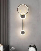Dear Double Ring LED Wall Pendant Light - The Decor Kart 