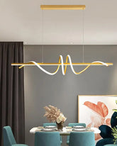 Twisty Spiral LED Chandelier - The Decor Kart 