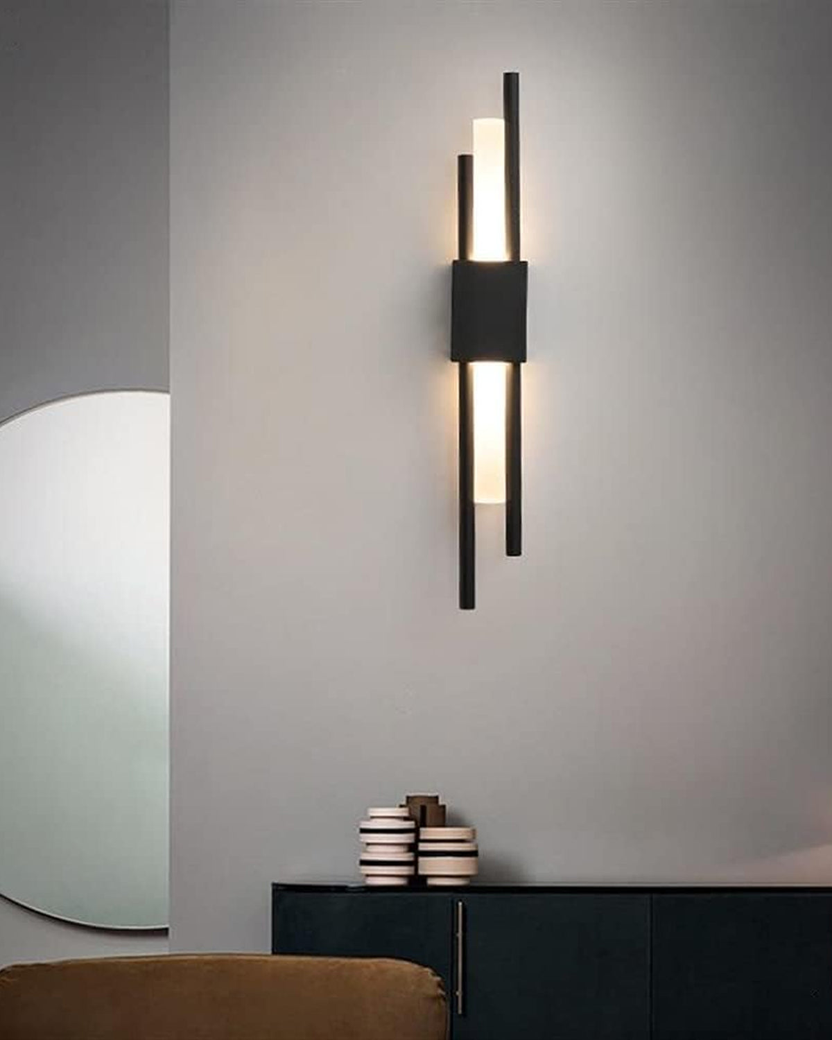 Modern Linear Wall Light - Black - The Decor Kart