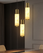 Marble Tube Trio Pendant Light 
