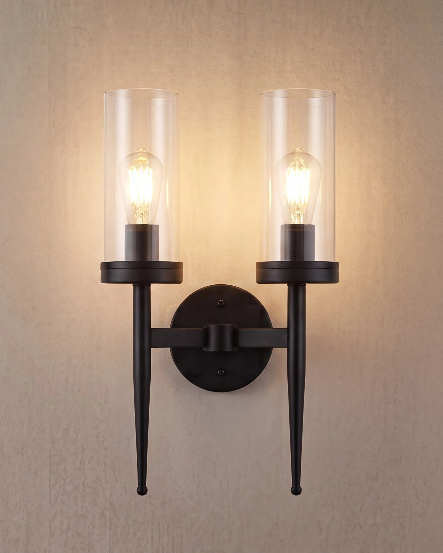 Noir Twin Wall Light 