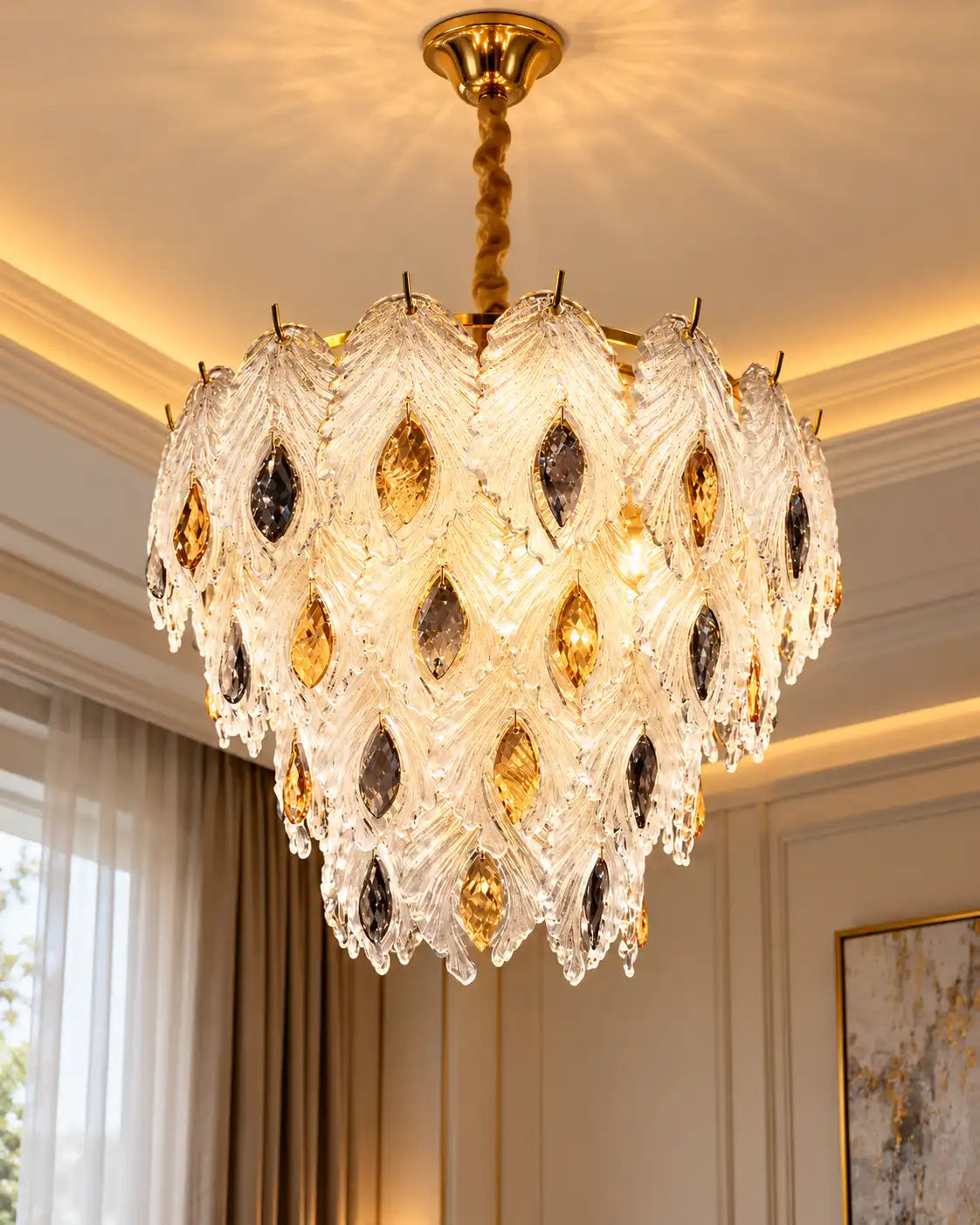 Emberleaf Crystal Chandelier