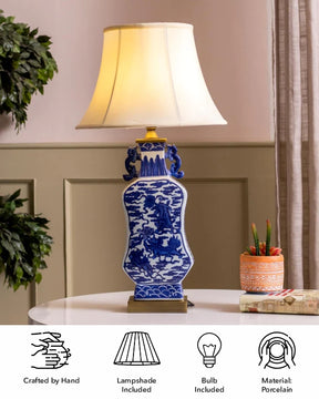 'The Dragon' Porcelain Vase Table Lamp