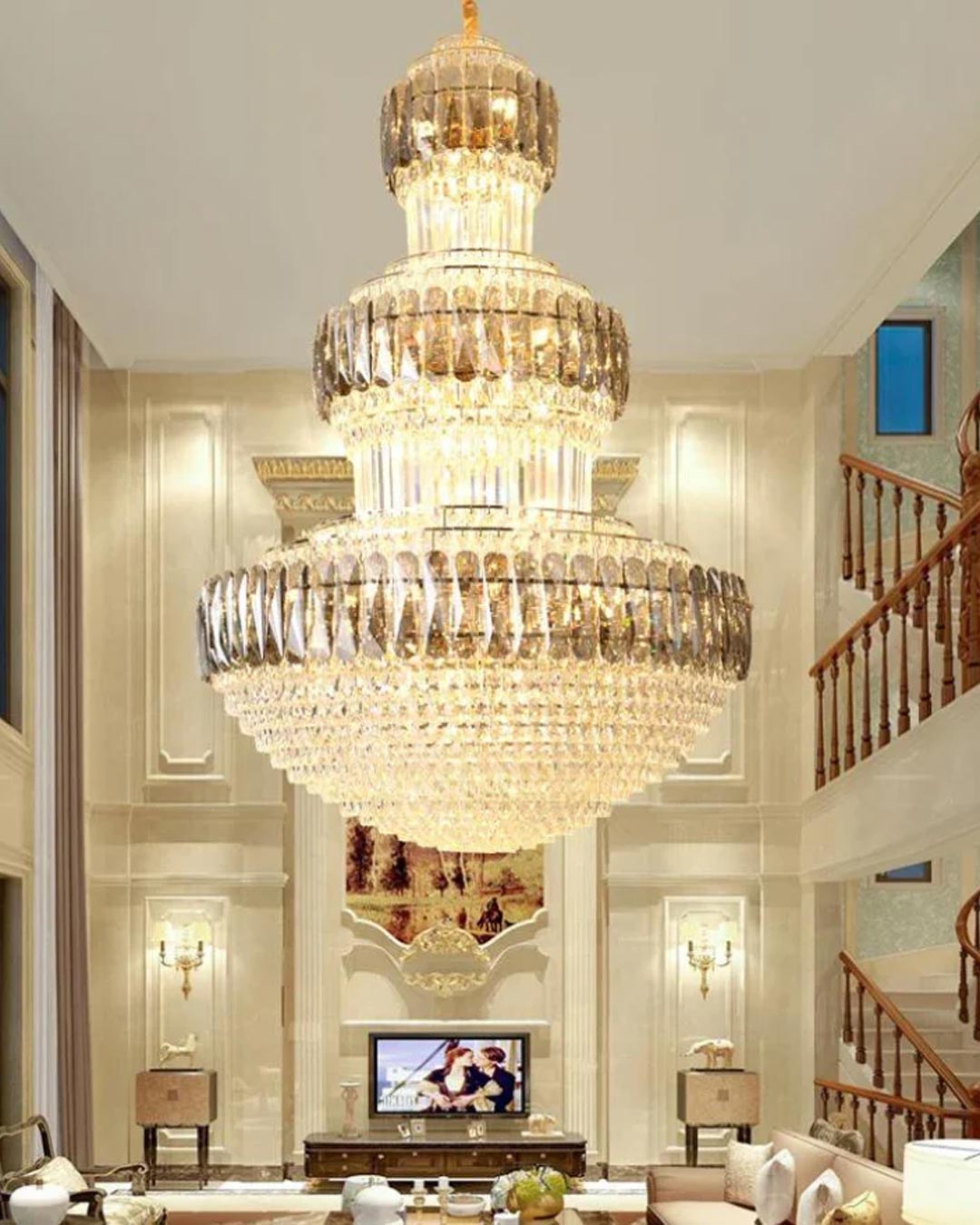 Candelabrum Luxury Crystal Chandelier - The Decor Kart 