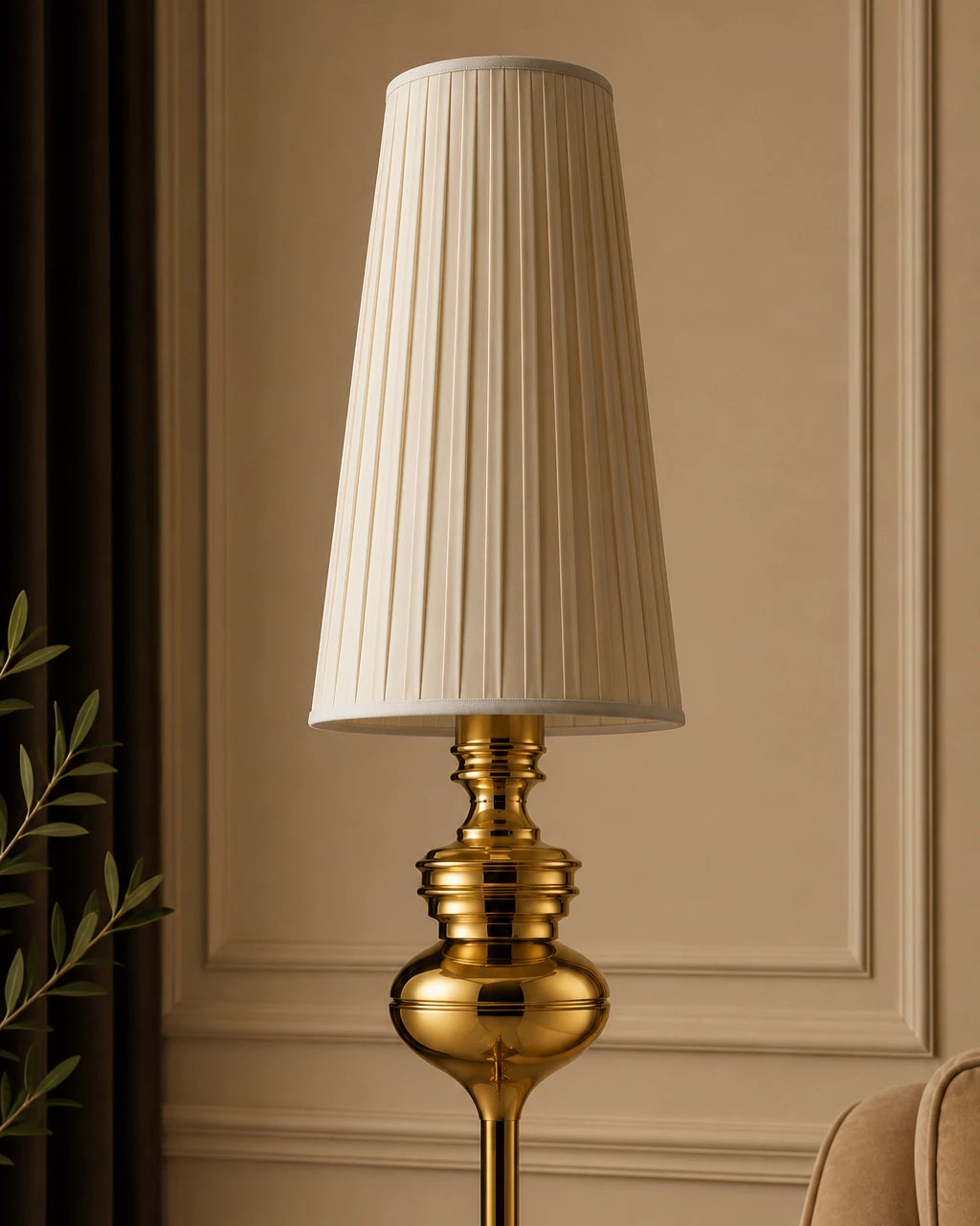 Regalia Golden Crown Floor Lamp