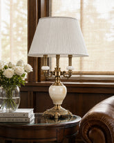 Elysian Ivory Candelabra Table Lamp 