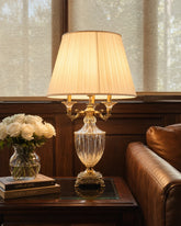 Regal Aurelius Crystal Table Lamp 