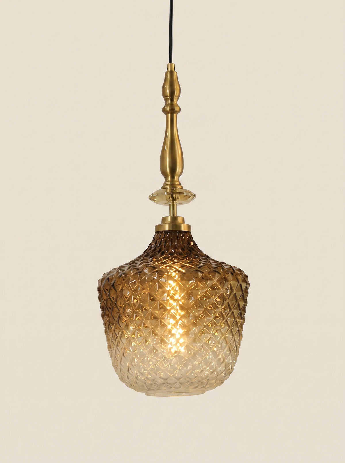 Ambrienne Heritage Glass Pendant Light