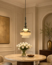 Elarienne Sculpted Glass Pendant Light