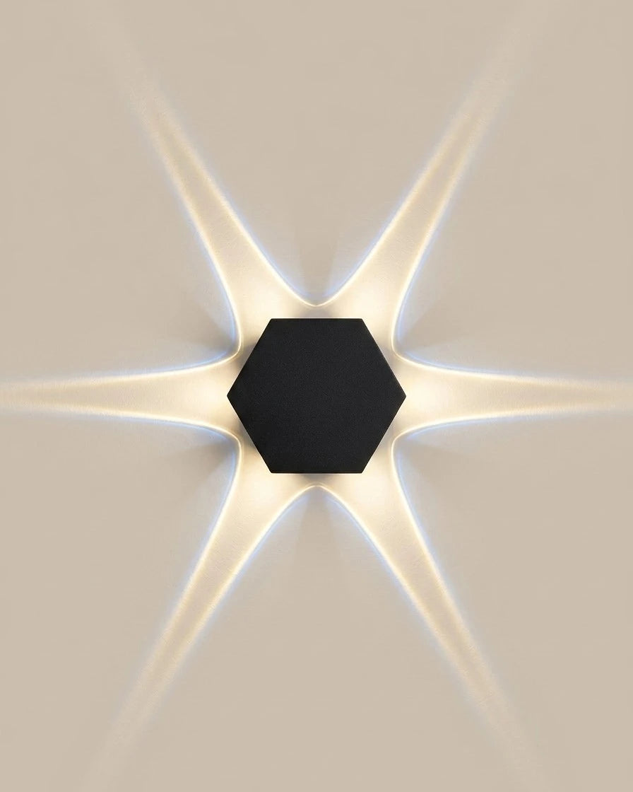 Hexora Starbeam Outdoor Wall Light 