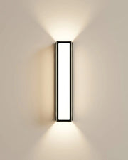 Rectangular Shadow Cast Outdoor Wall Light