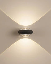 Dual Beam Orb LED Wall Light 