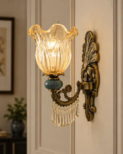 Celadon Crest Single-Arm Wall Sconce