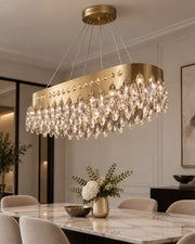 Solstice Crystal Cascade Chandelier