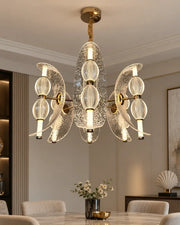 Elysian Wing Sculptural Chandelier - 6 Lights