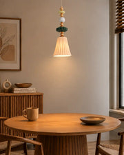 Opaline Sculpted Pendant Light
