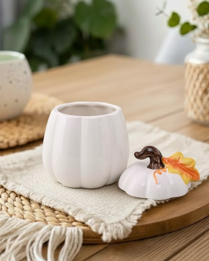 Autumn Harvest Pumpkin Storage Jar 