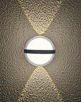 Modern Disc Up-Down Outdoor Wall Light 