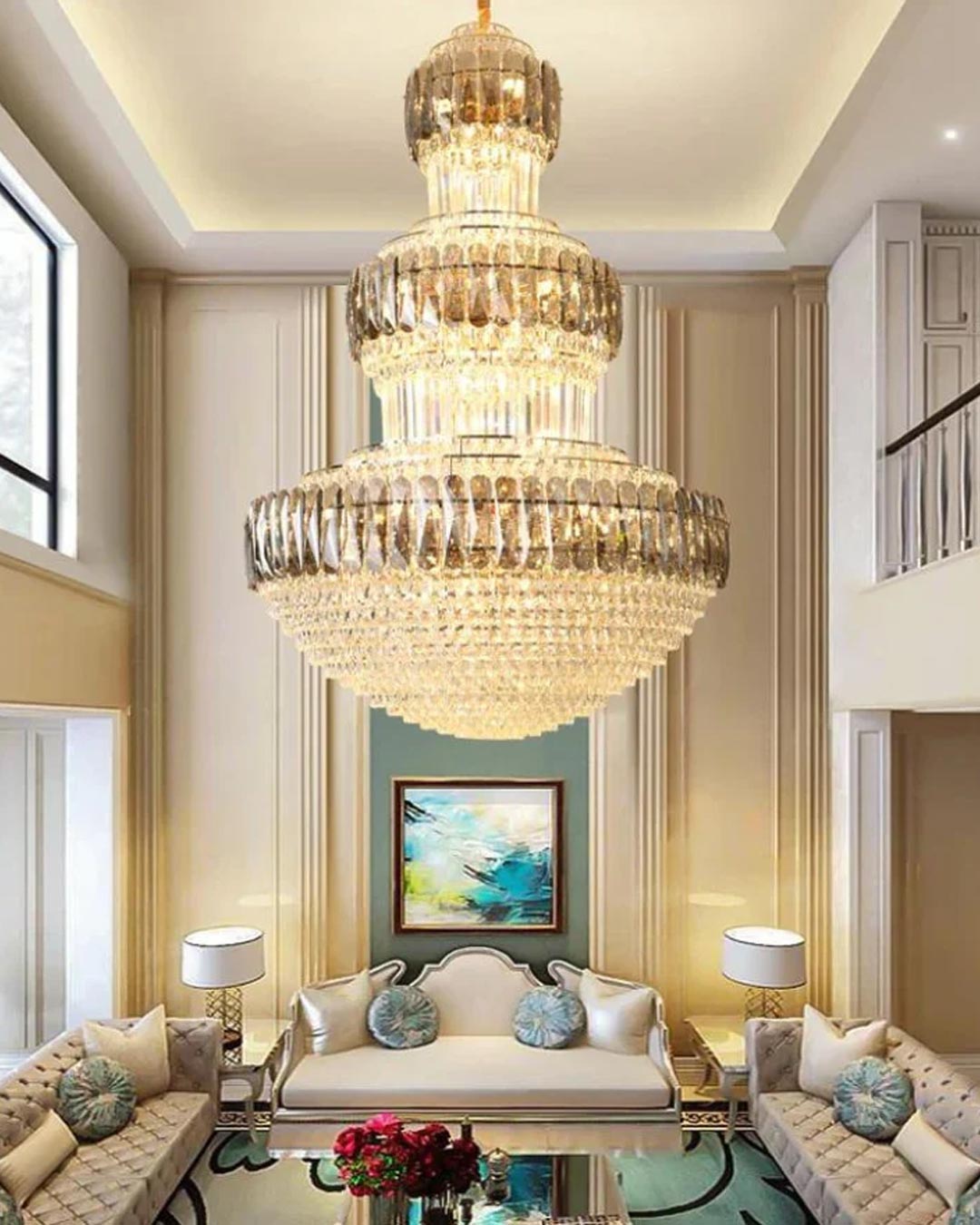 Candelabrum Luxury Crystal Chandelier - The Decor Kart 