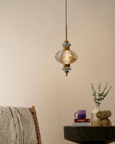 Mystic Smoke Globe Glass Pendant Light 