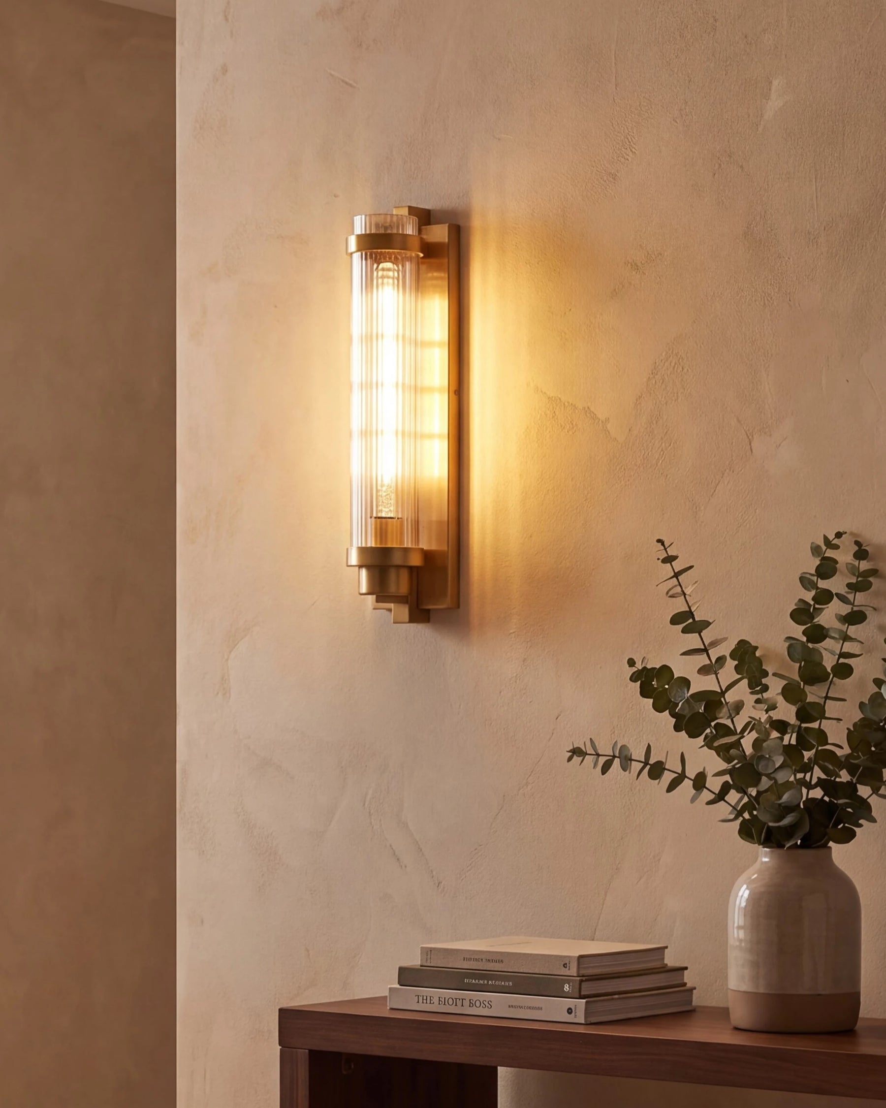 Forge Cylinder Wall Light - Gold 