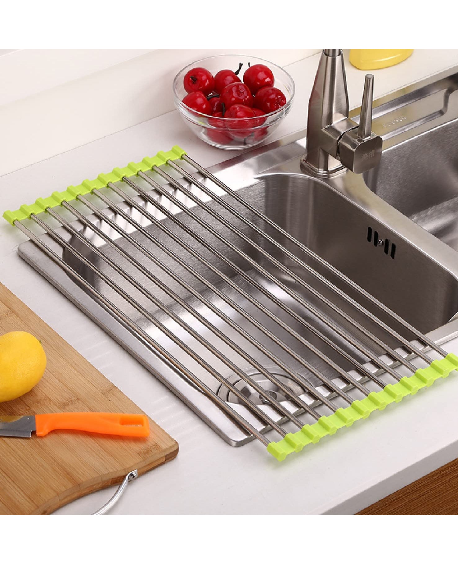 Multifunction Foldable Dish Drying Rack - The Decor Kart 