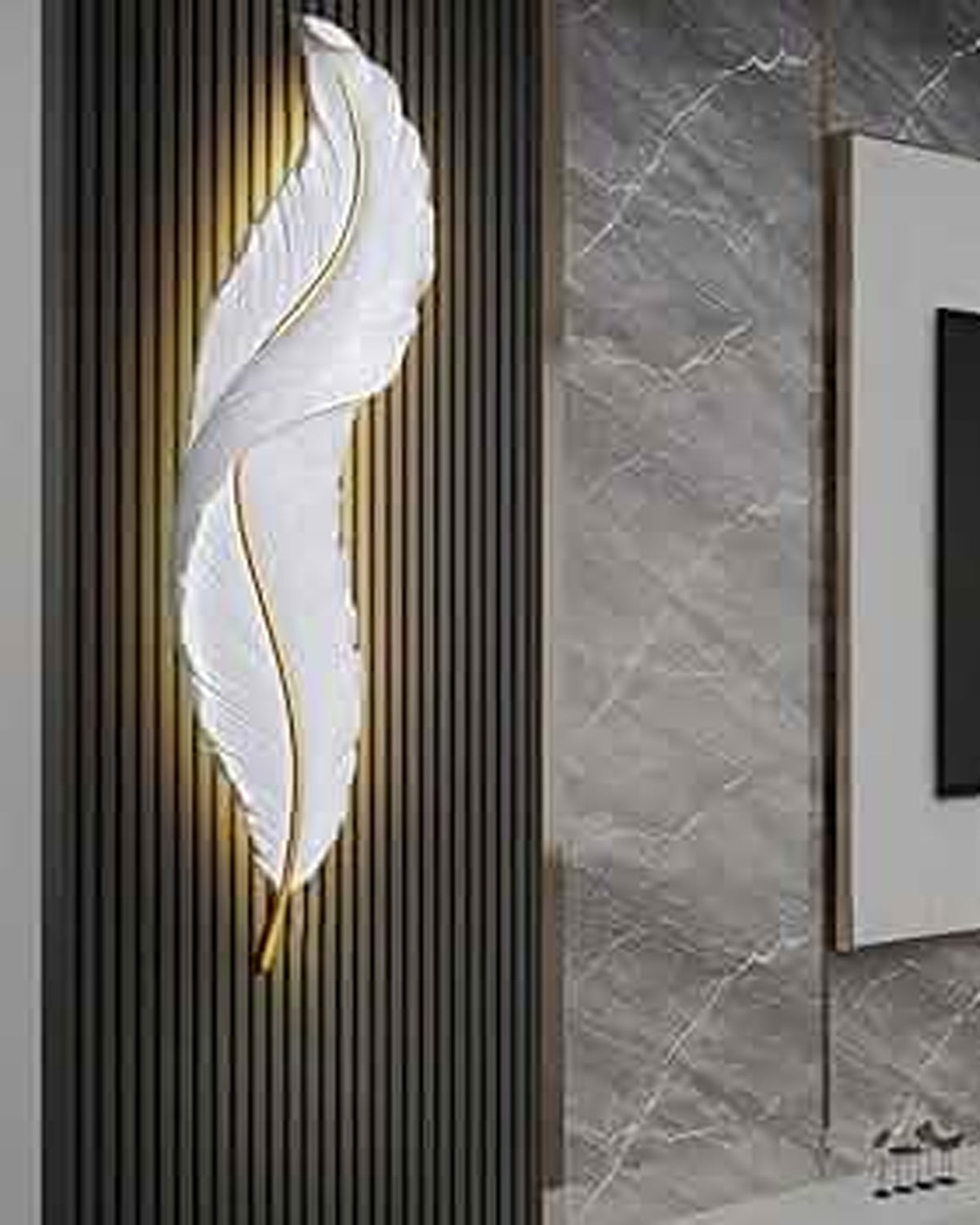 Metal Wing Wall Light - Large - The Decor Kart
