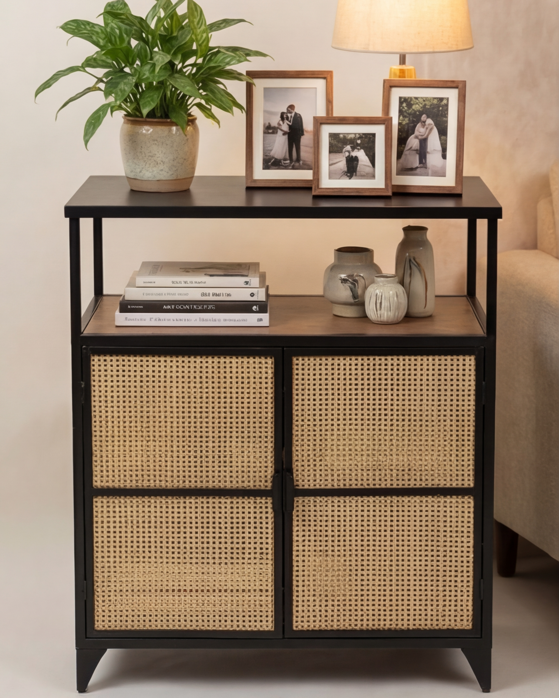 CaneCraft Modern Storage Cabinet 