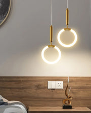 Luminous Ring LED Pendant Light - Set Of 2