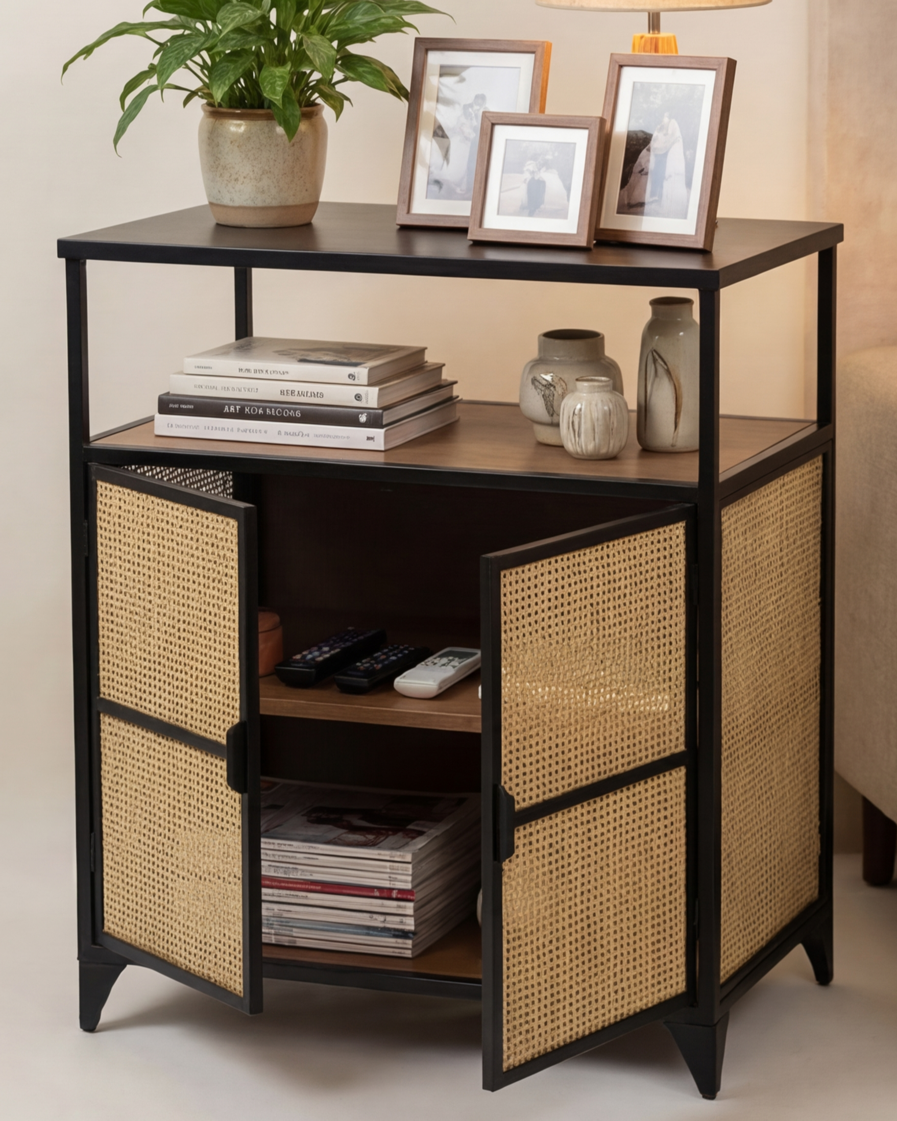 CaneCraft Modern Storage Cabinet 
