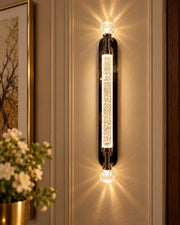 Lumivelle Crystal Beam LED Wall Light - Black