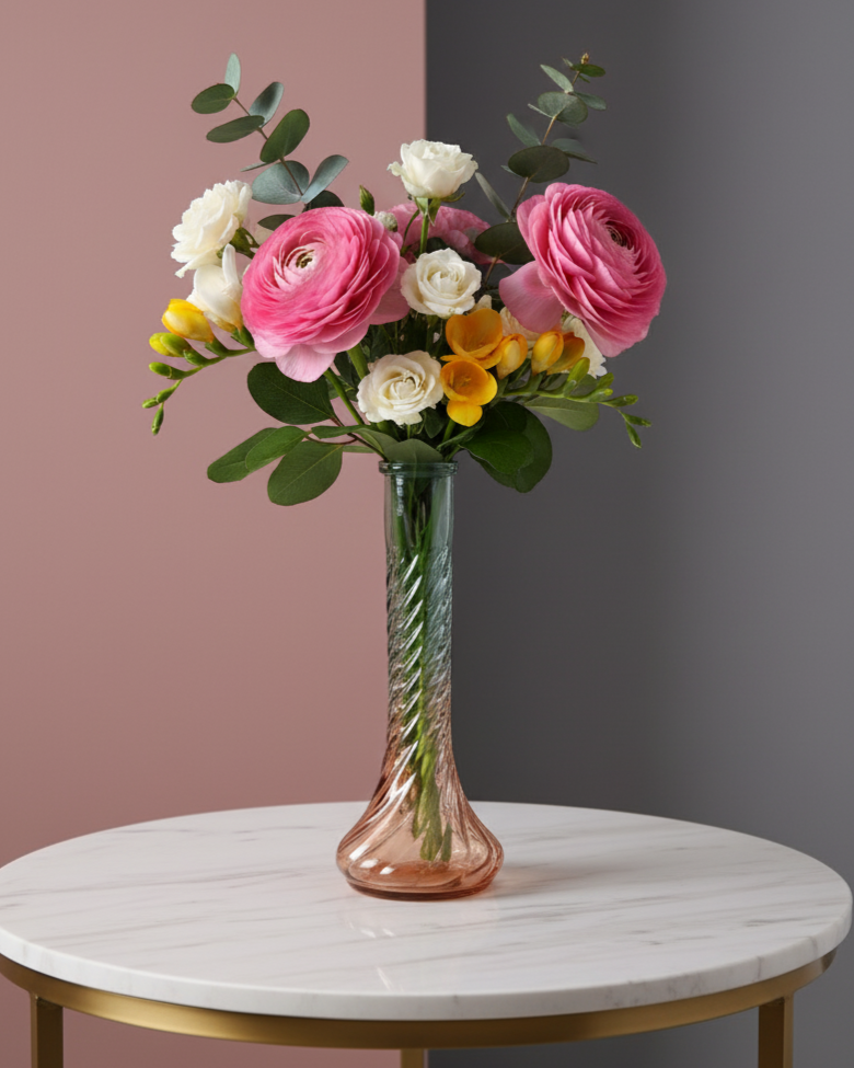 Aurora Harmony Glass Vase - Set Of 5 