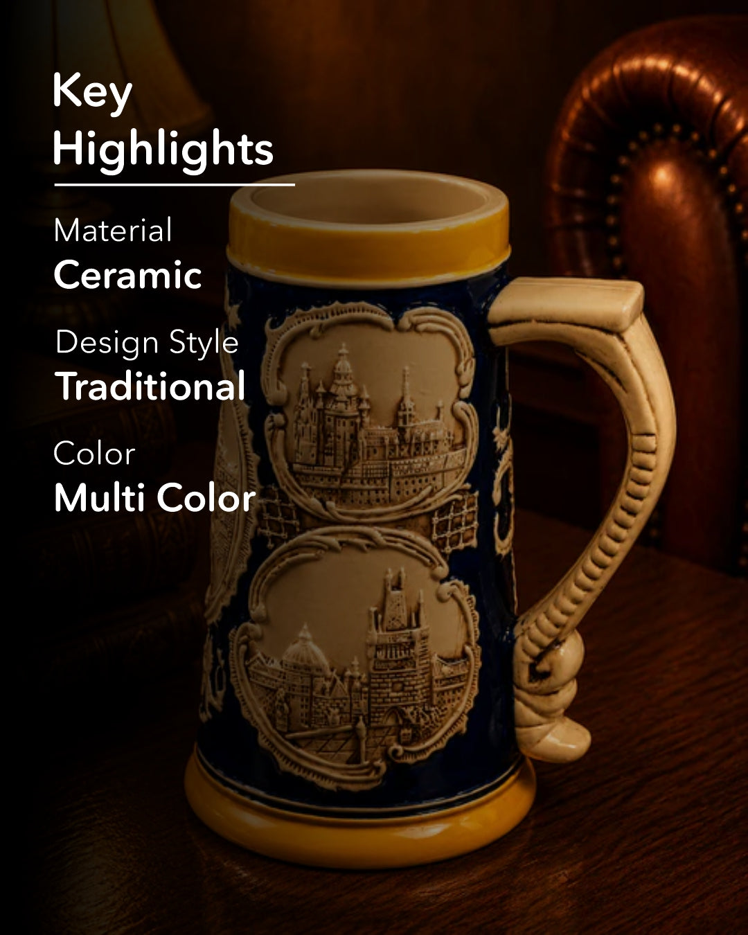 Bavaria Neuschwanstein - Vintage Stein Beer Mug 