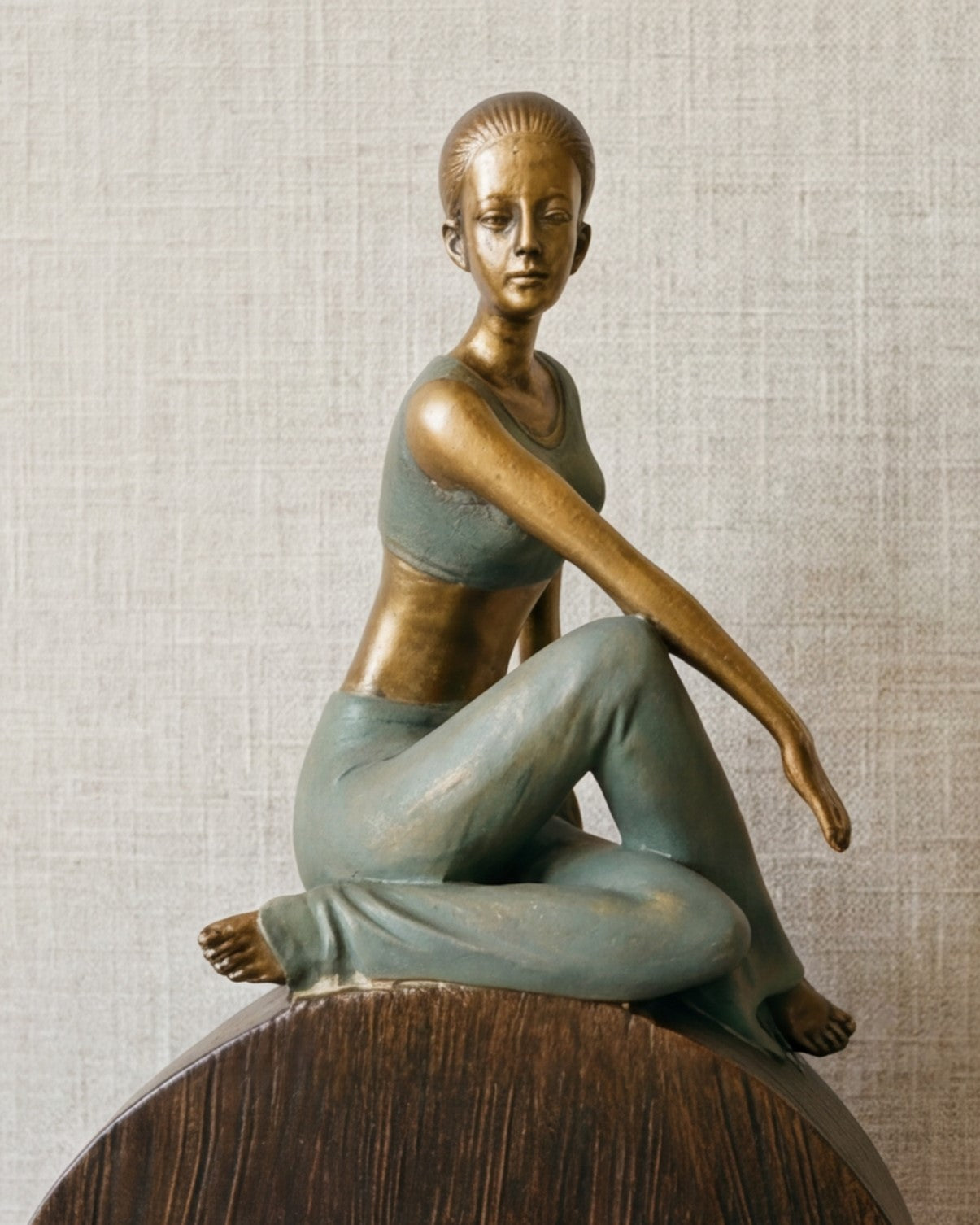 Meditative Yoga Lady Sculpture 