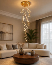 Firefly Branch Spiral Chandelier - 18 Lights