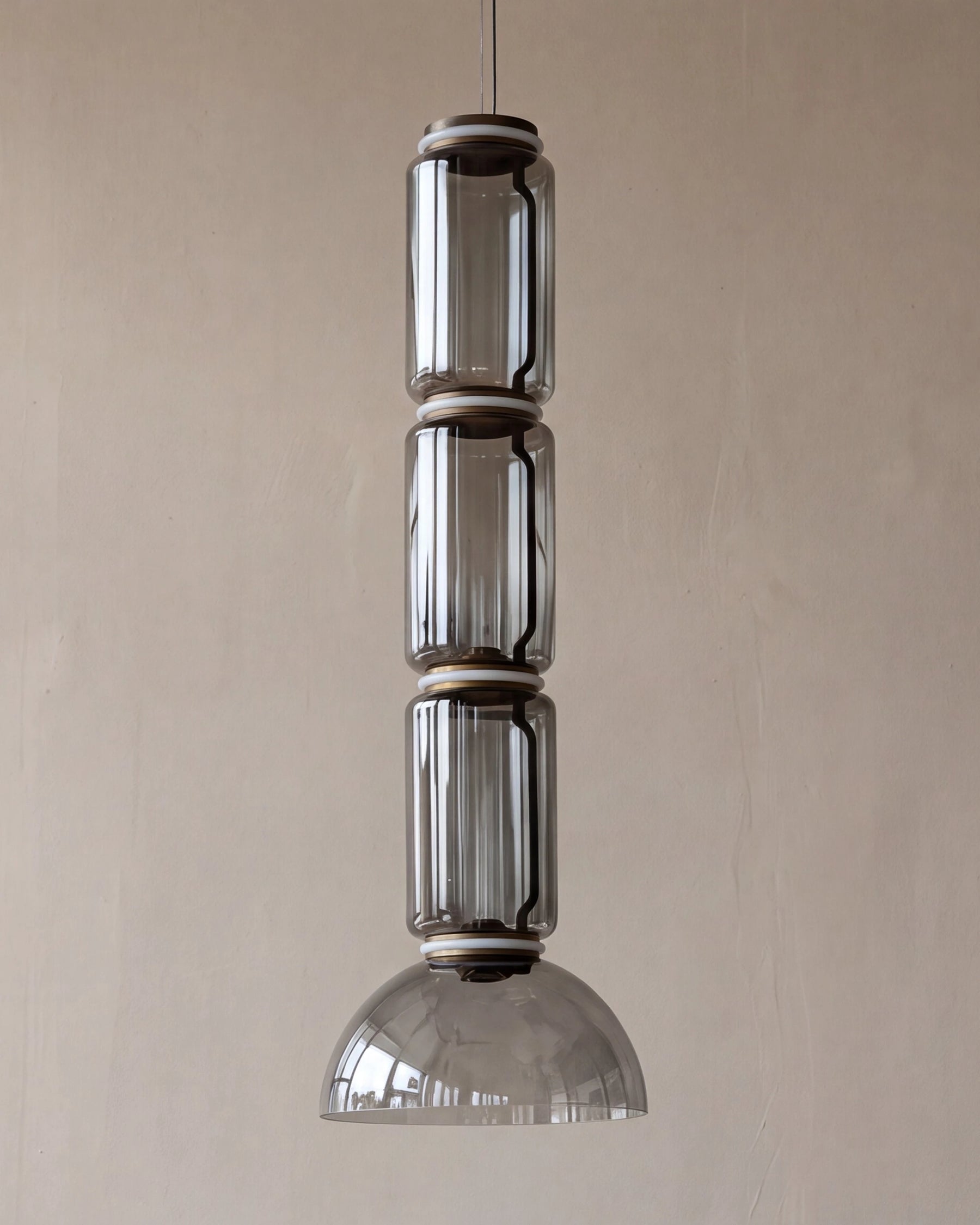 Stacked Smoke Pendant Light 