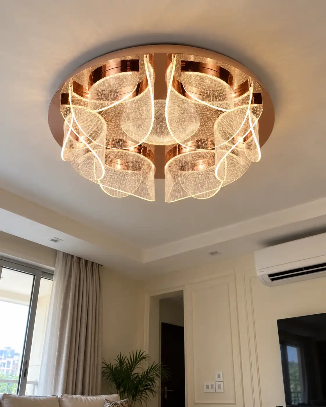 Vellora Sculptural LED Ceiling Light