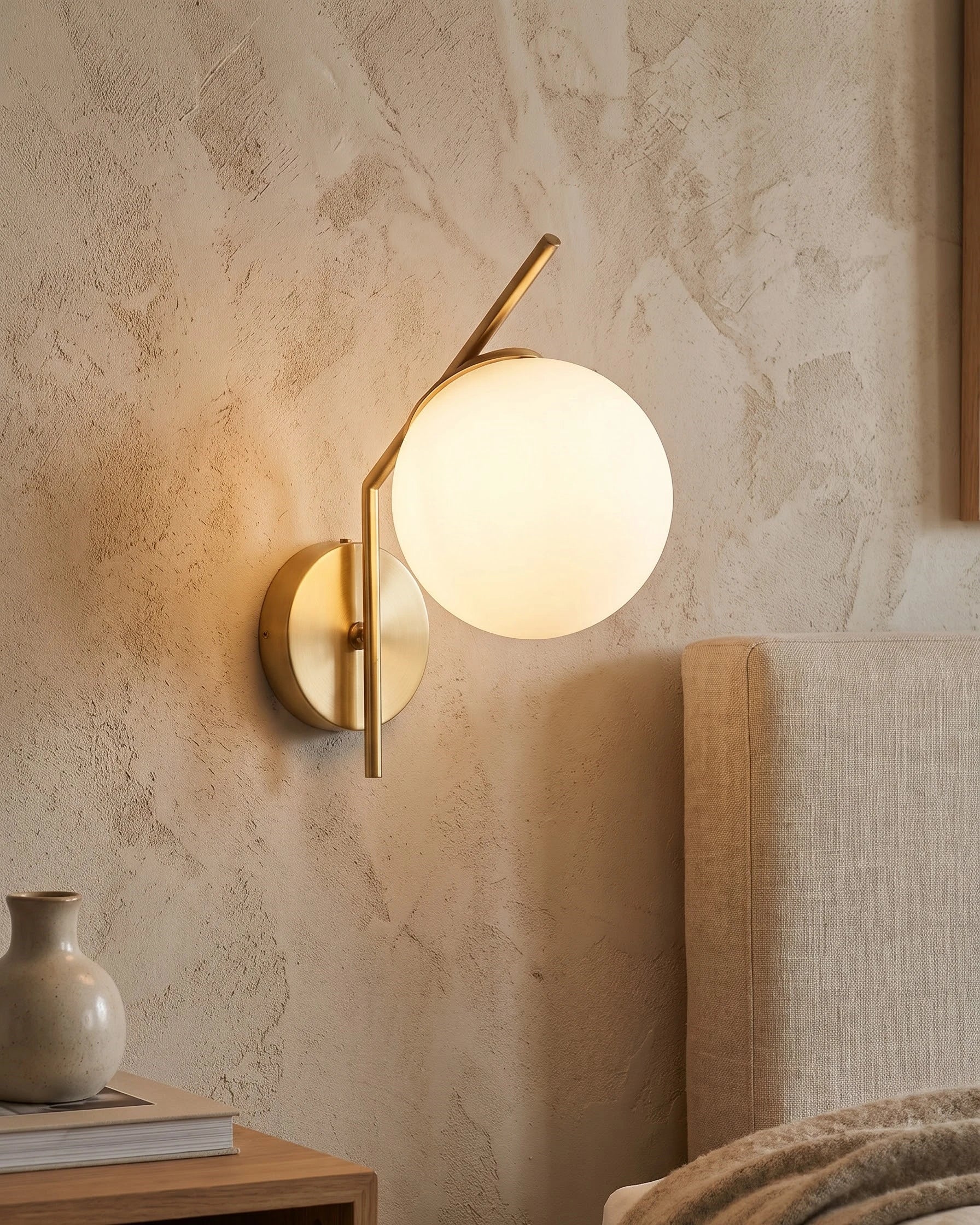 Luna Globe Wall Light 