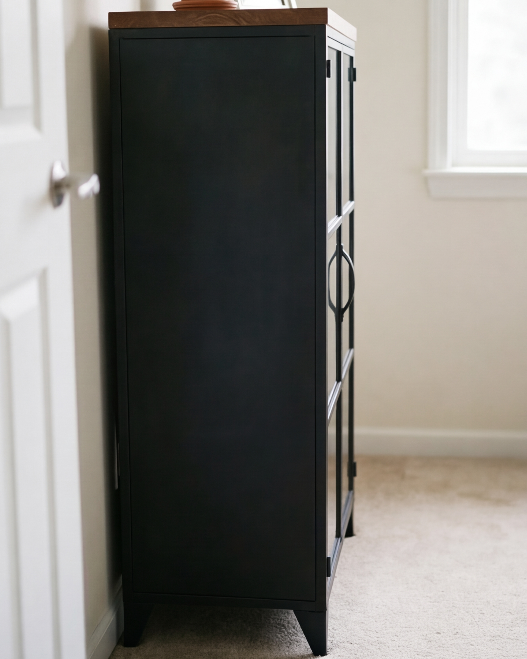 Noir Glass Display Cabinet 