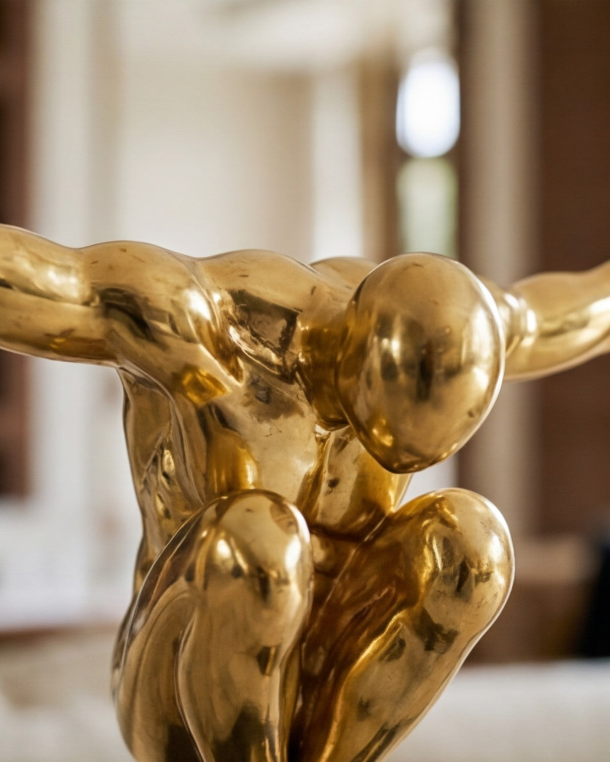 “Aether" Golden Balance Sculpture 