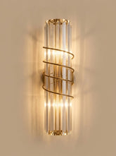 Spiral Wrap Fluted Wall Sconce 