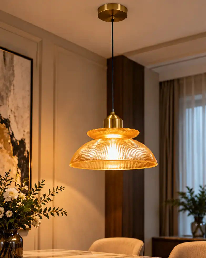 Orlena Solstice Dome Pendant Light