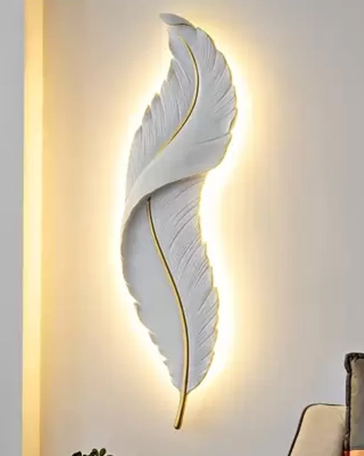 Metal Wing Wall Light - Large - The Decor Kart