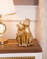 Love in Paws: A Charming Cat Couple Figurine