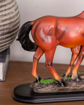 'Equine Nurturing' A Horse Feeding Figurine