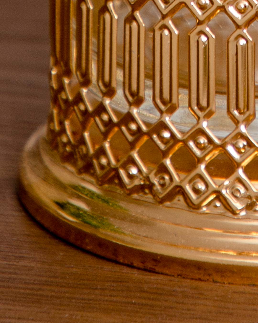 Flamingo Mouth Freshener Jar with Spoon - Golden - The Decor Kart 