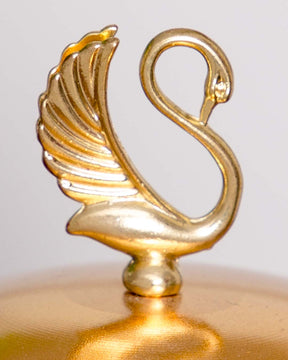 Flamingo Mouth Freshener Jar with Spoon - Golden - The Decor Kart 