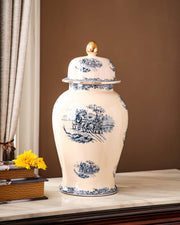 'Yorkshire' Victorian Ornamental Temple Jar - Small
