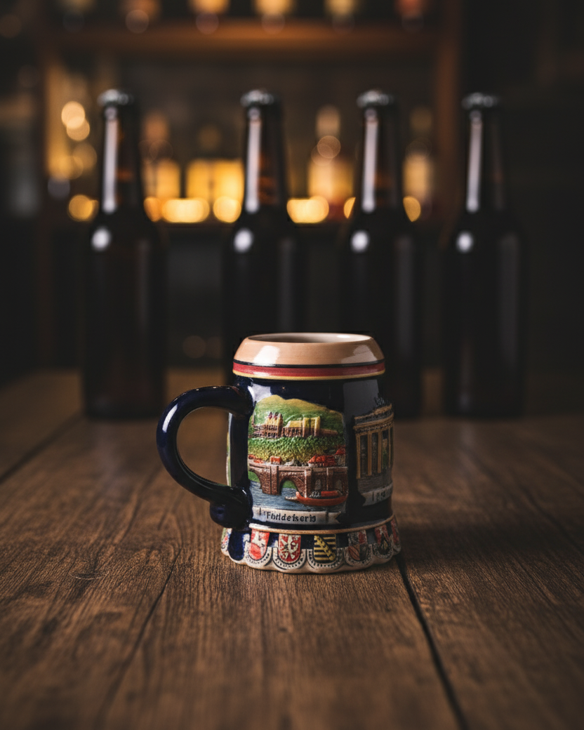 Neuschwanstein Castle Vintage Stein Beer Mug 