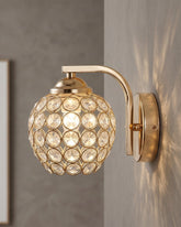 Aurexis Crystal Orb Wall Light 